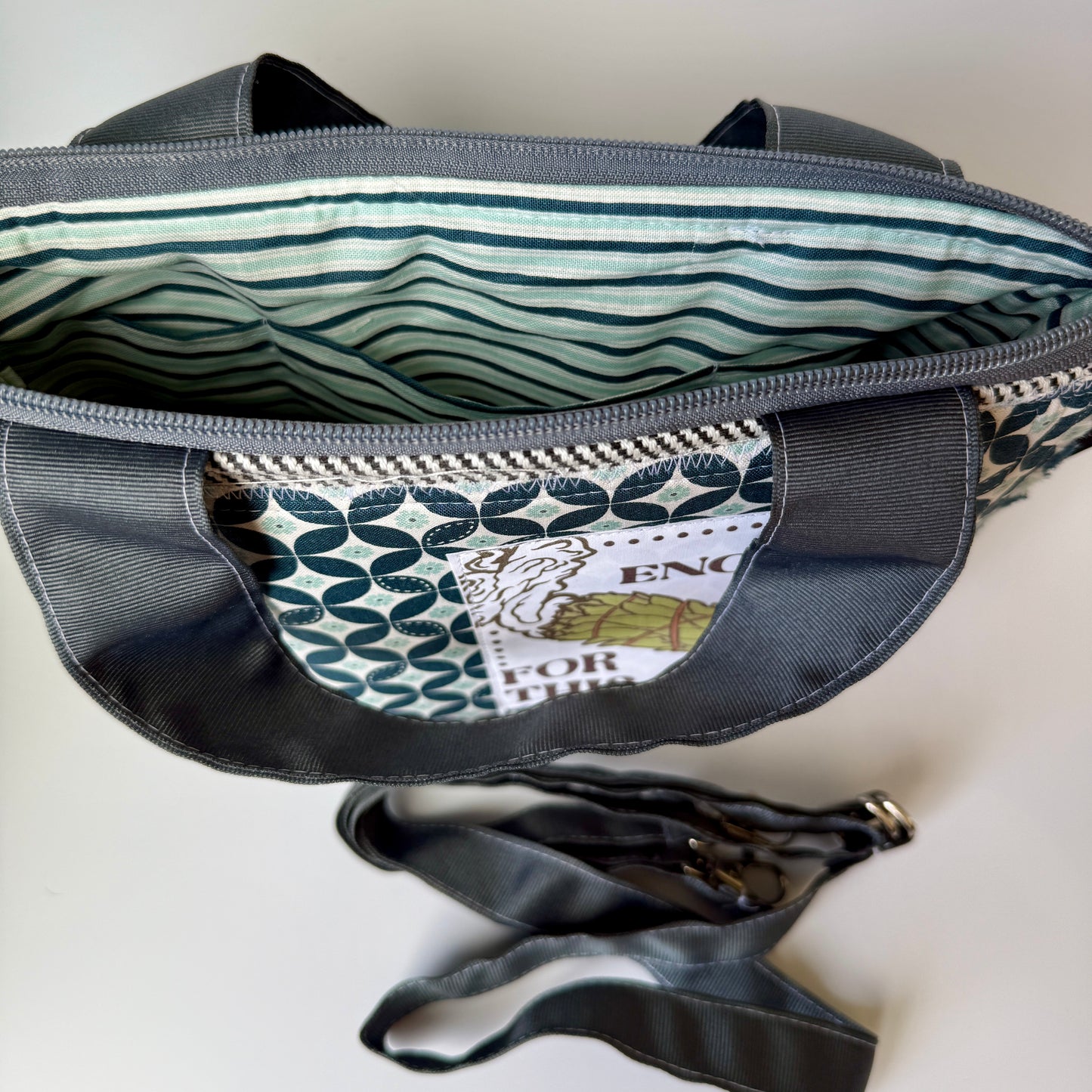 Squatty Bitty Not Enough Sage Navy Geo