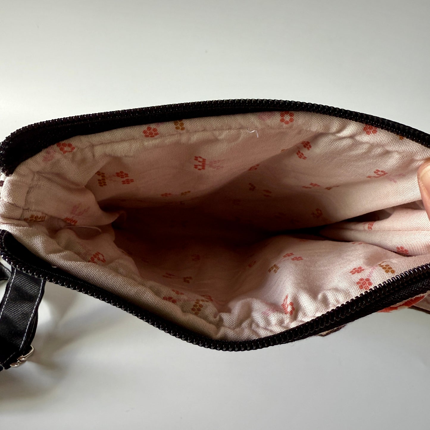 Bitty Bag CC Brown Flower