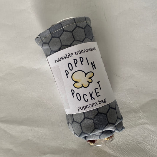 Poppin Pocket Gray Honeycomb