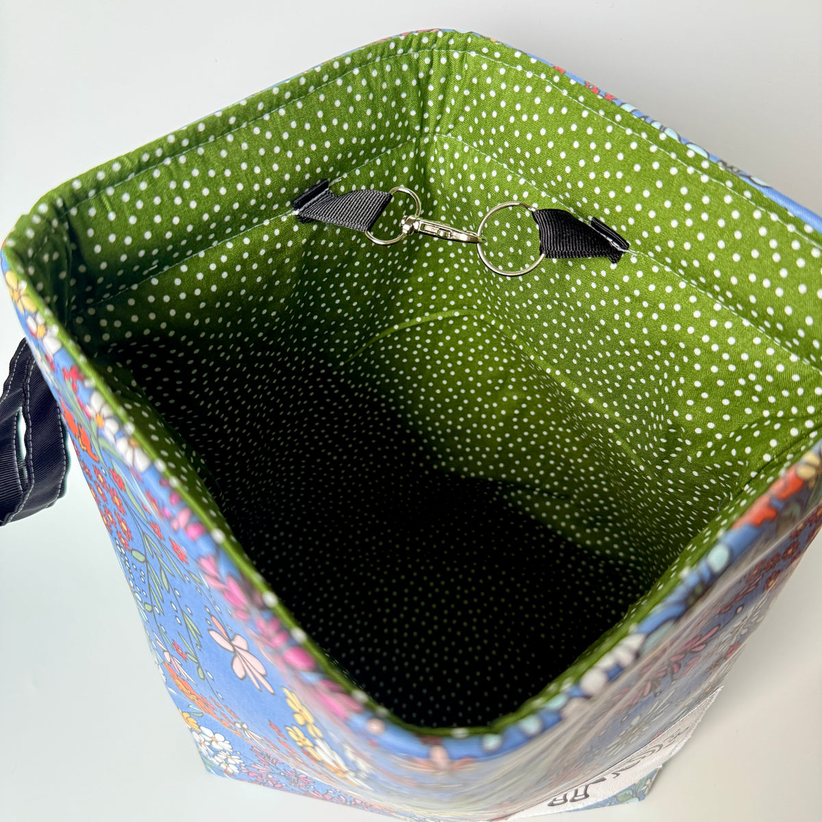 Quote Patch Project Bag: Laminated Flower