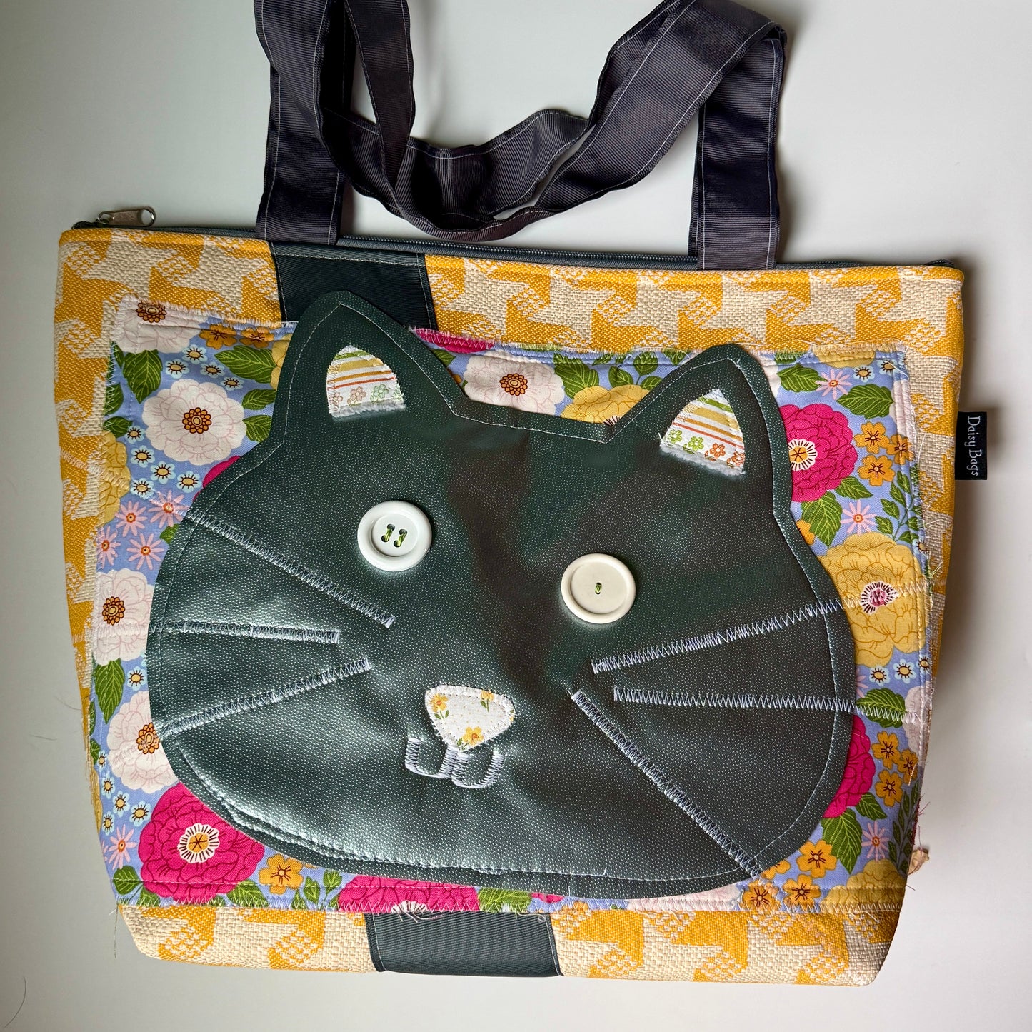 Periwinkle Kitty Shopper