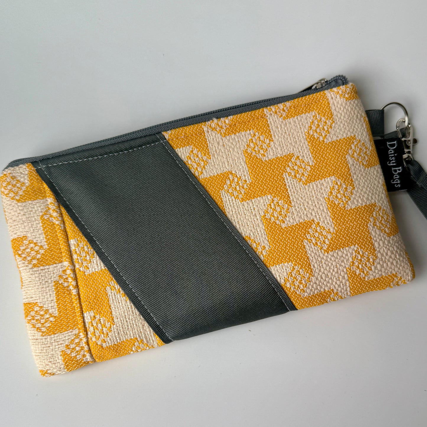 Wristlet OOAK Stripe Heart