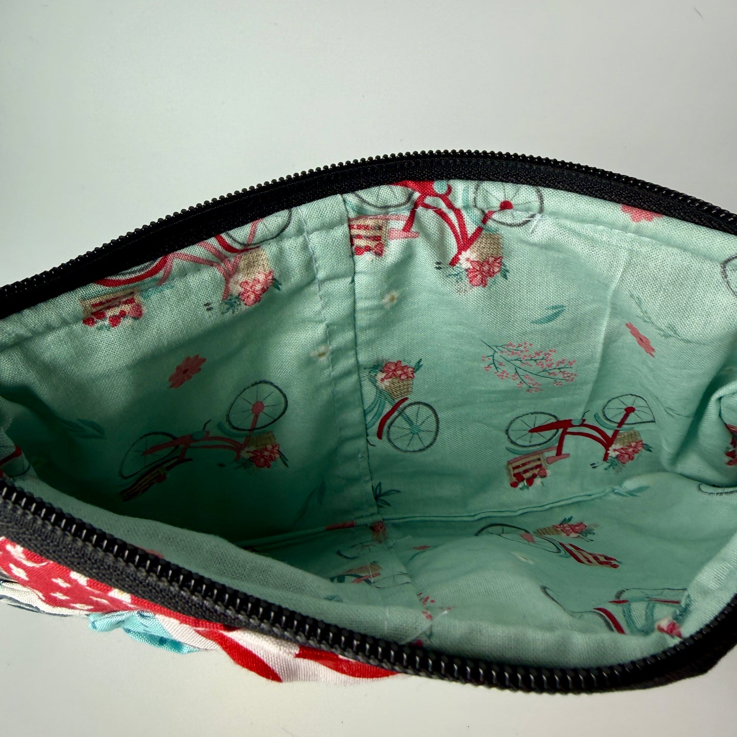 Wristlet OOAK Gingham Flower