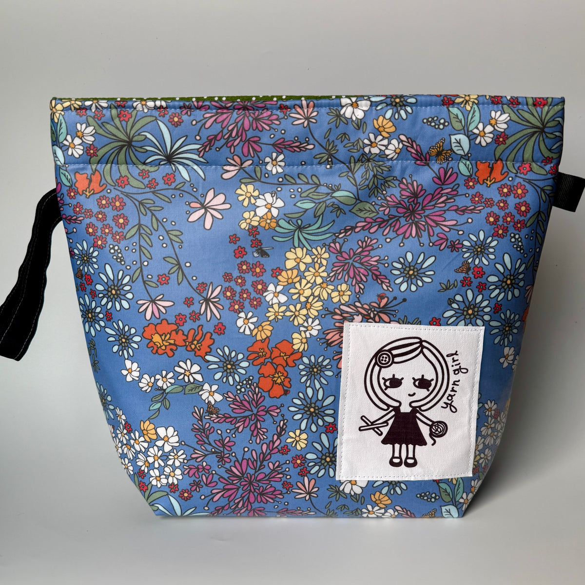 Quote Patch Project Bag: Laminated Flower