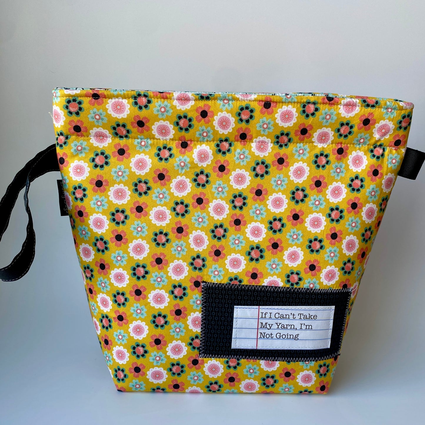 Project Bag Yellow Flower