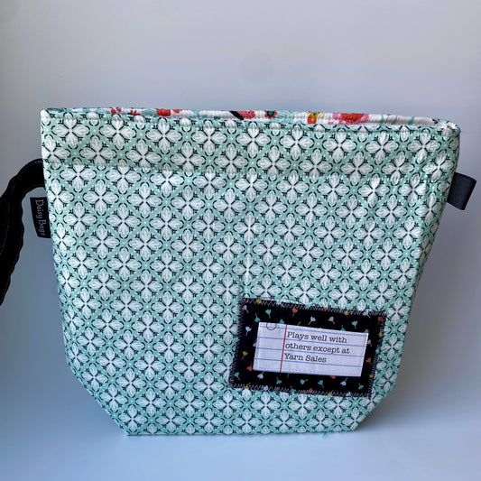 Project Bag Teal Tile