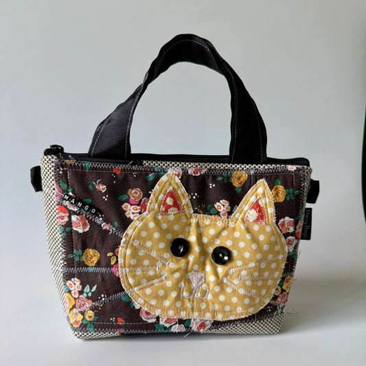 Squatty Bitty Brown Flower Kitty:Mango