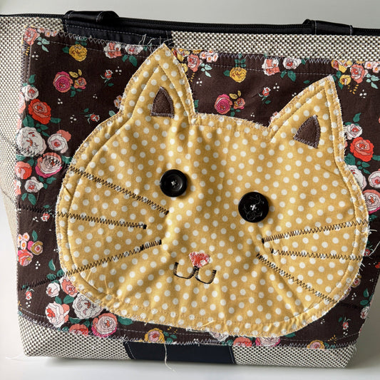Kitty Shopper Yellow Dot