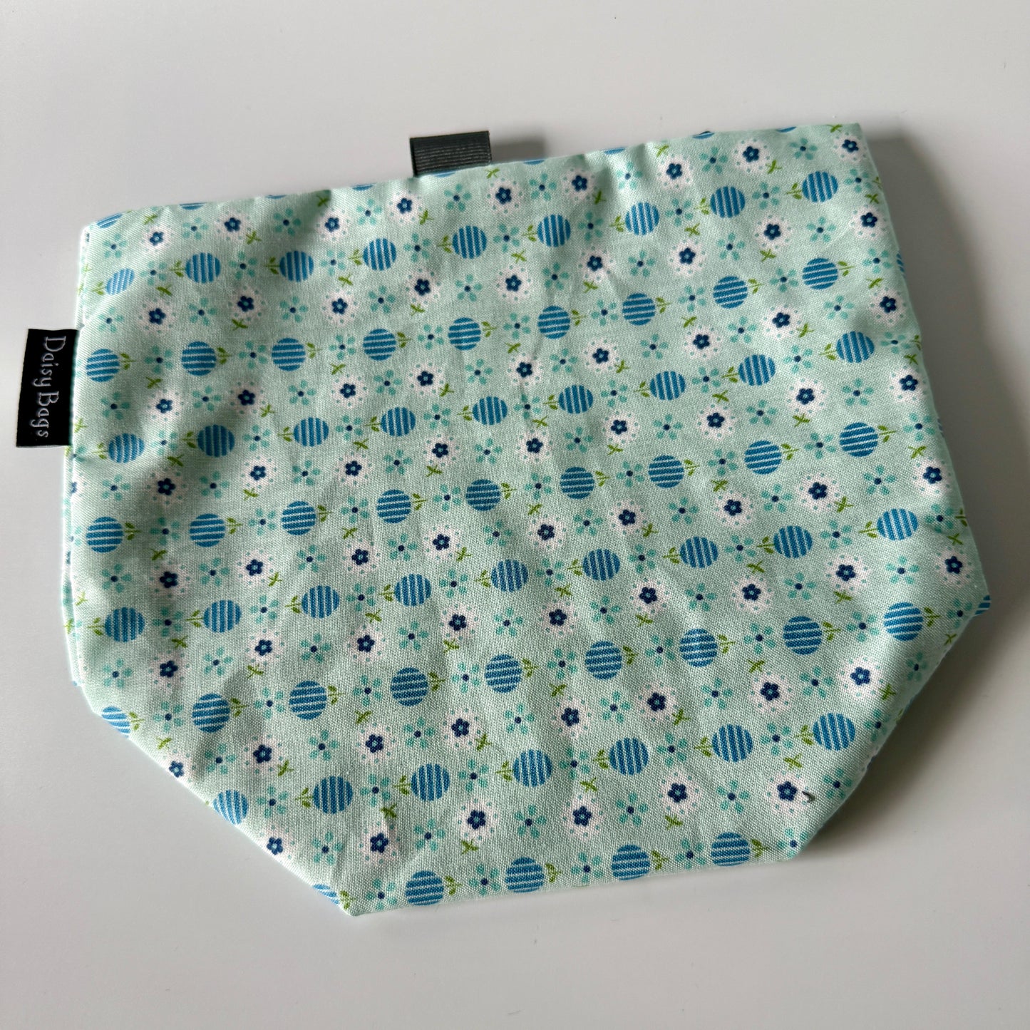 Car Trashie/Tissue Holder Tiny Blue Flower