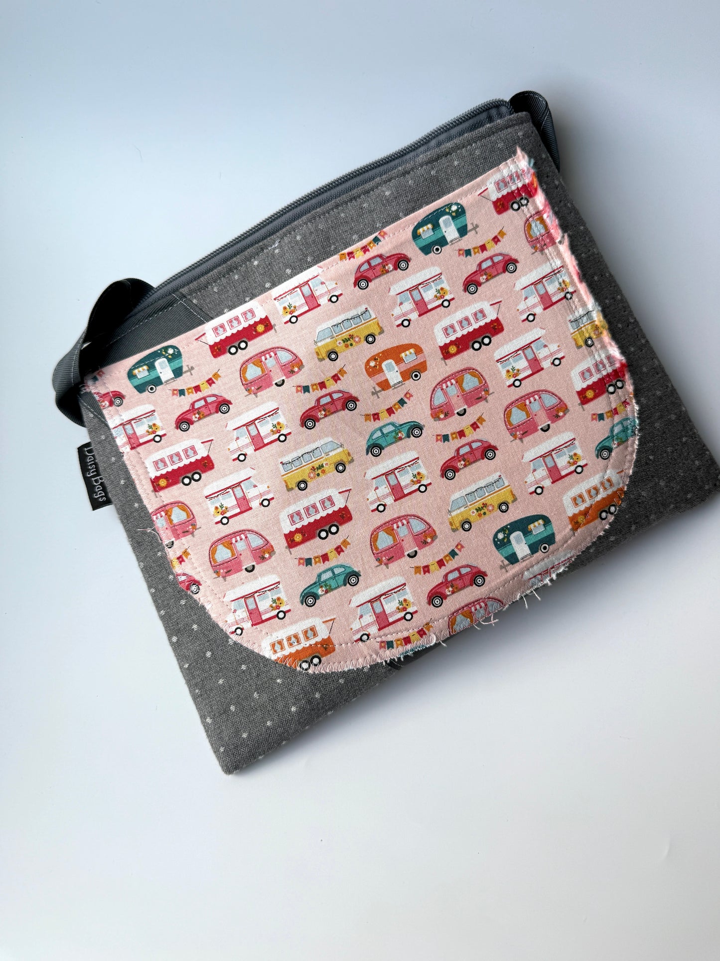 XL Bitty Bag Aqua Flower