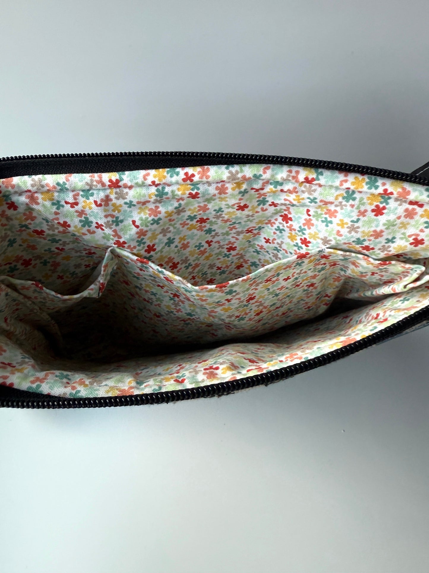 XL Bitty Bag Blue Vinyl Big Pocket