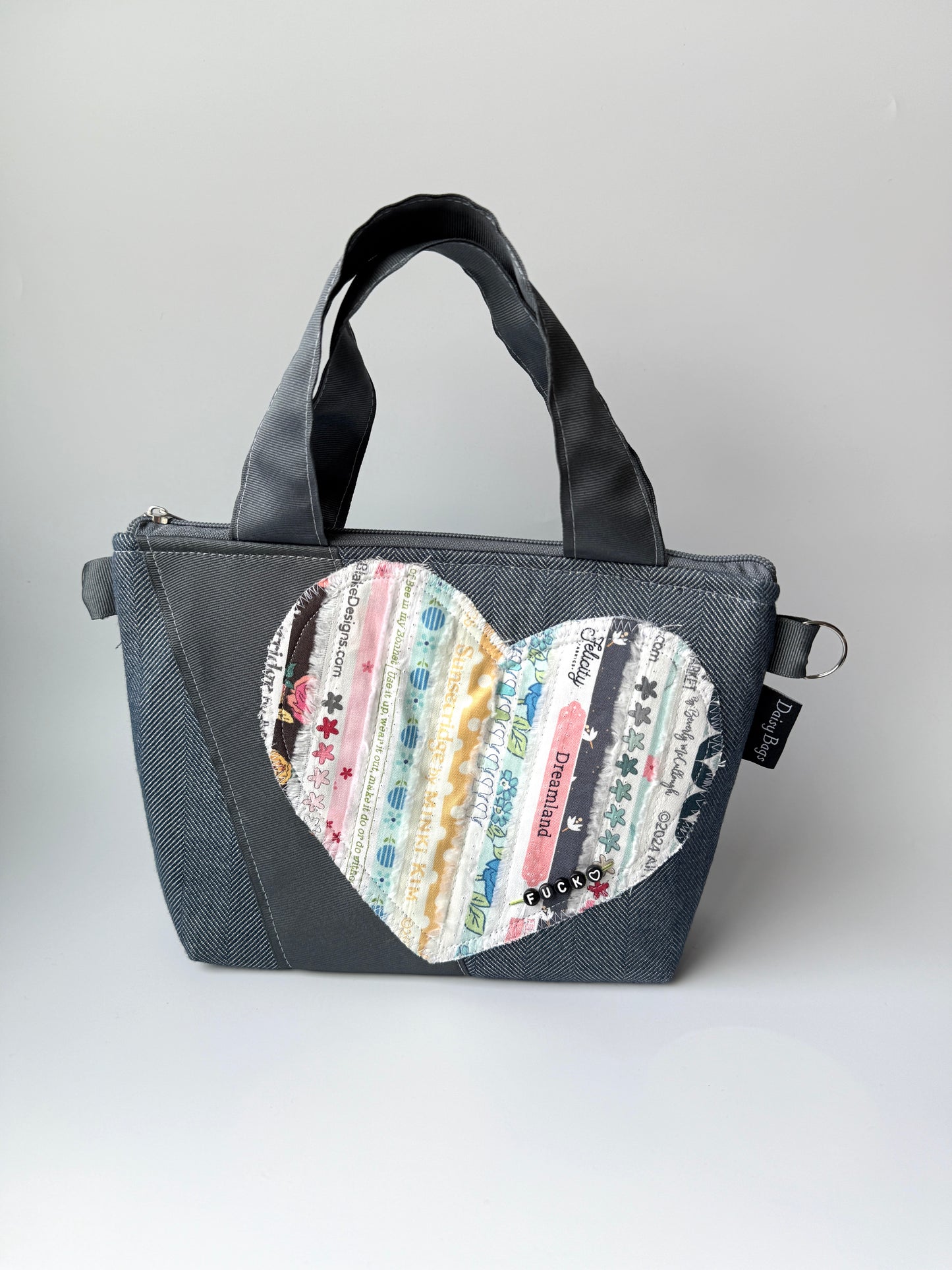 Squatty Bitty Big Stripe Heart, Little F*ck