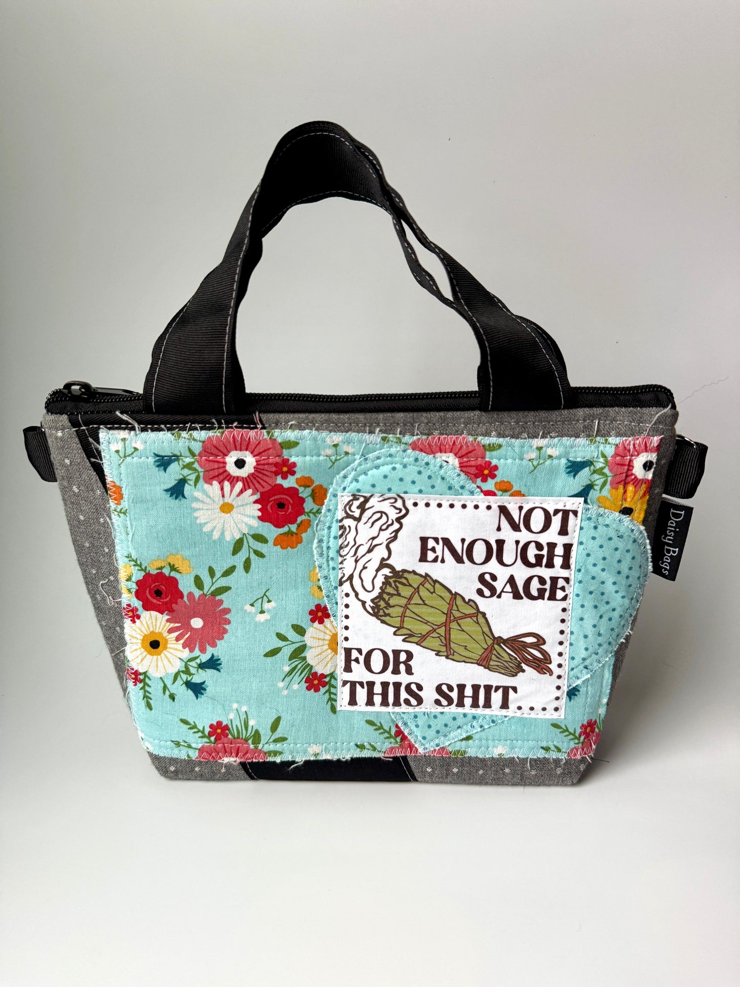 Squatty Bitty Not Enough Sage Aqua Flower