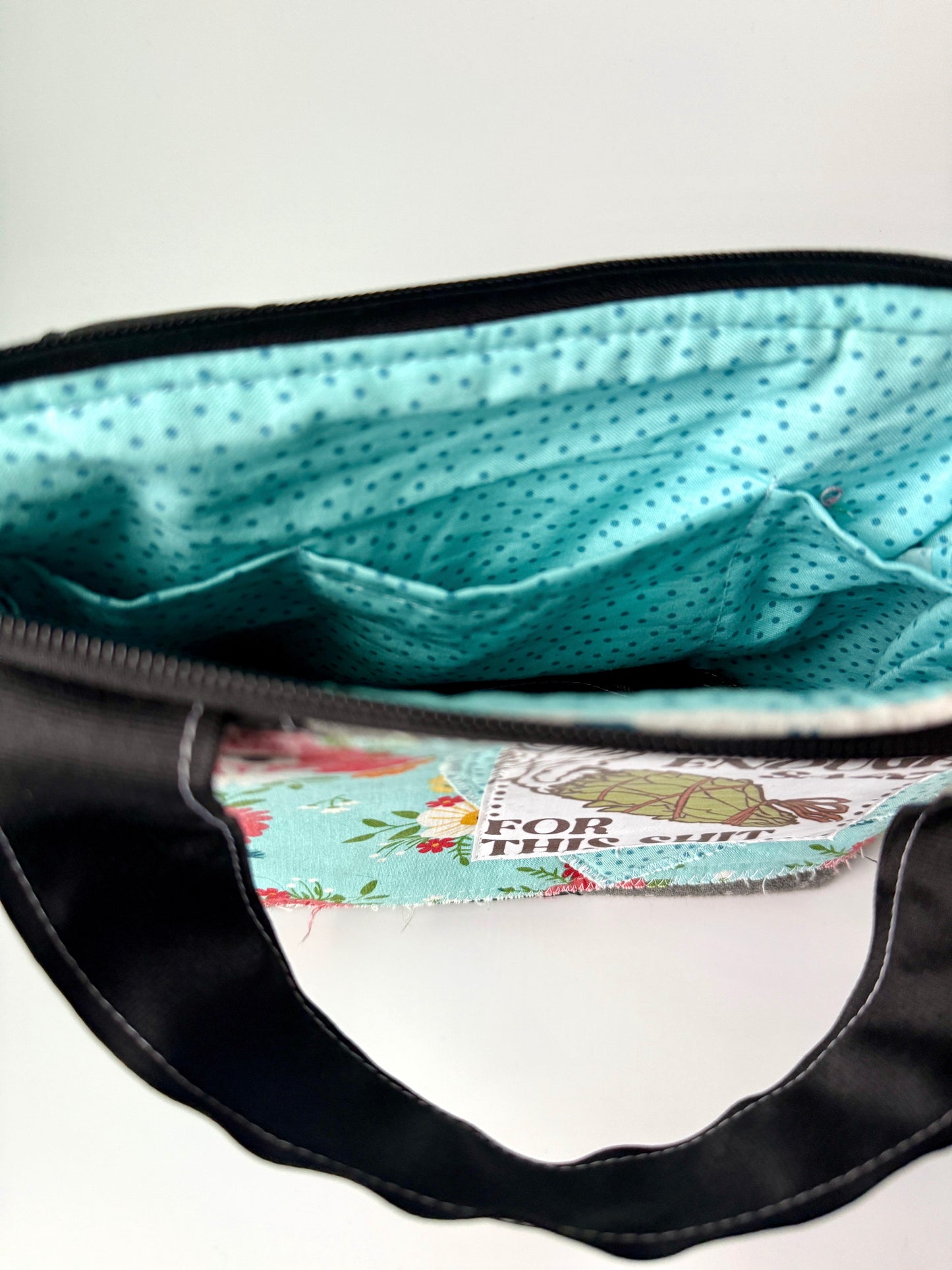 Squatty Bitty Not Enough Sage Aqua Flower