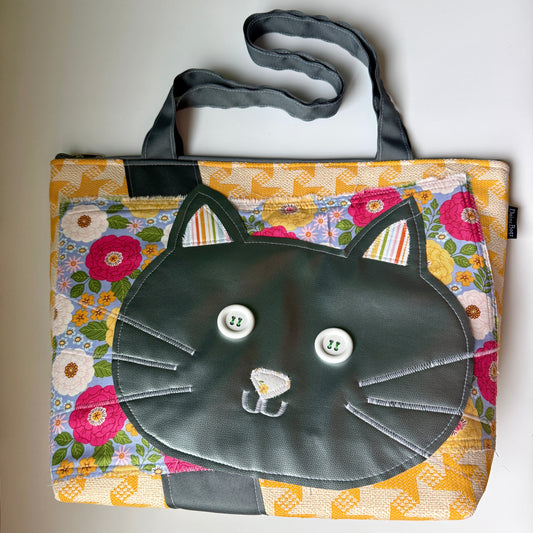 Periwinkle Kitty Shopper