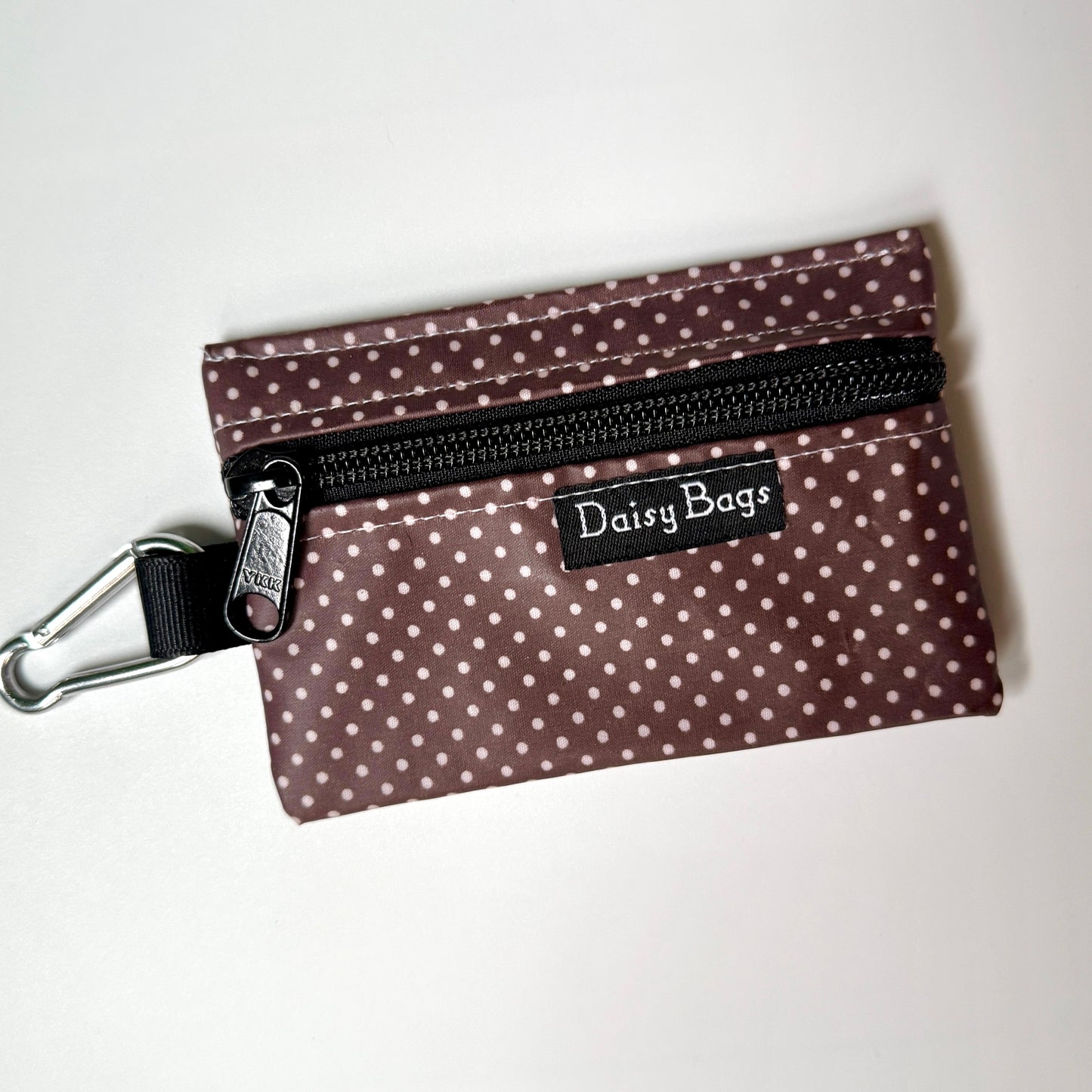 Zippermini Laminated Brown Dot