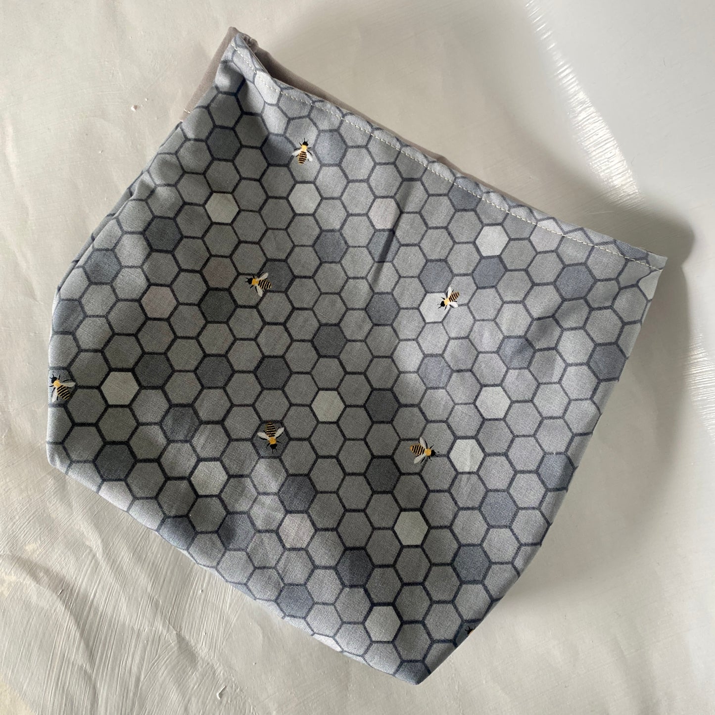 Poppin Pocket Gray Honeycomb