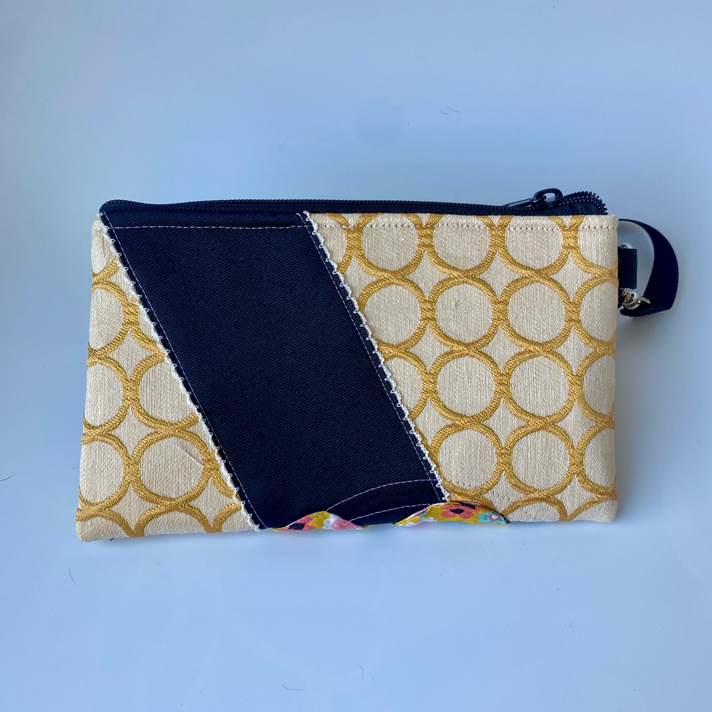 Yellow Circle RESIST Wristlet